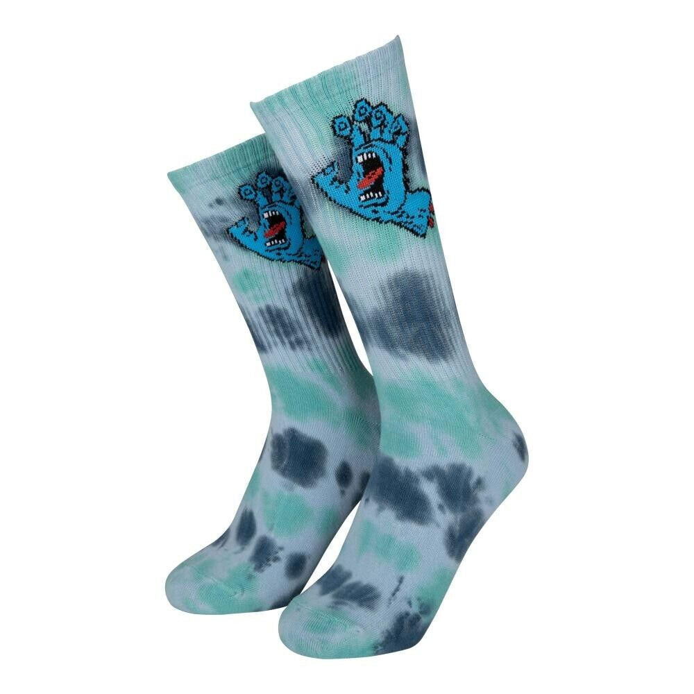 Santa Cruz Screaming Hand Tie Dye Socks