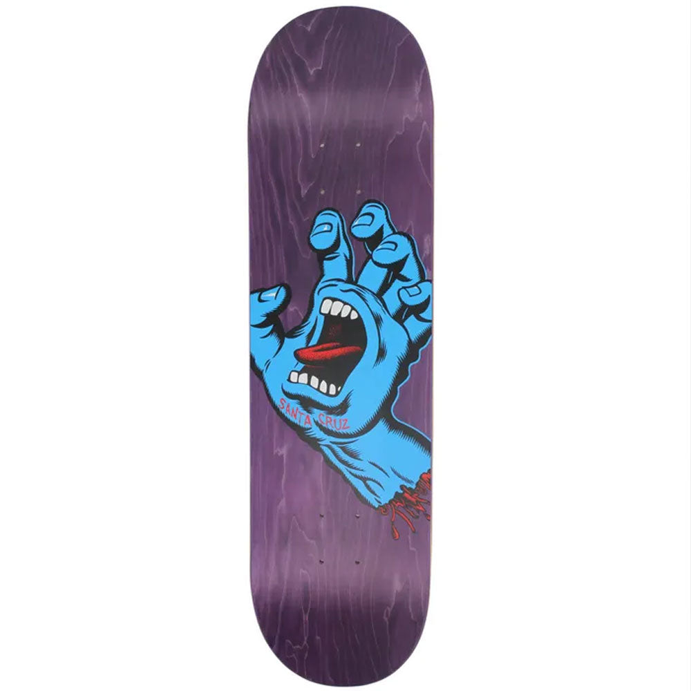 Santa Cruz Screaming Hand 8.375" Deck Purple