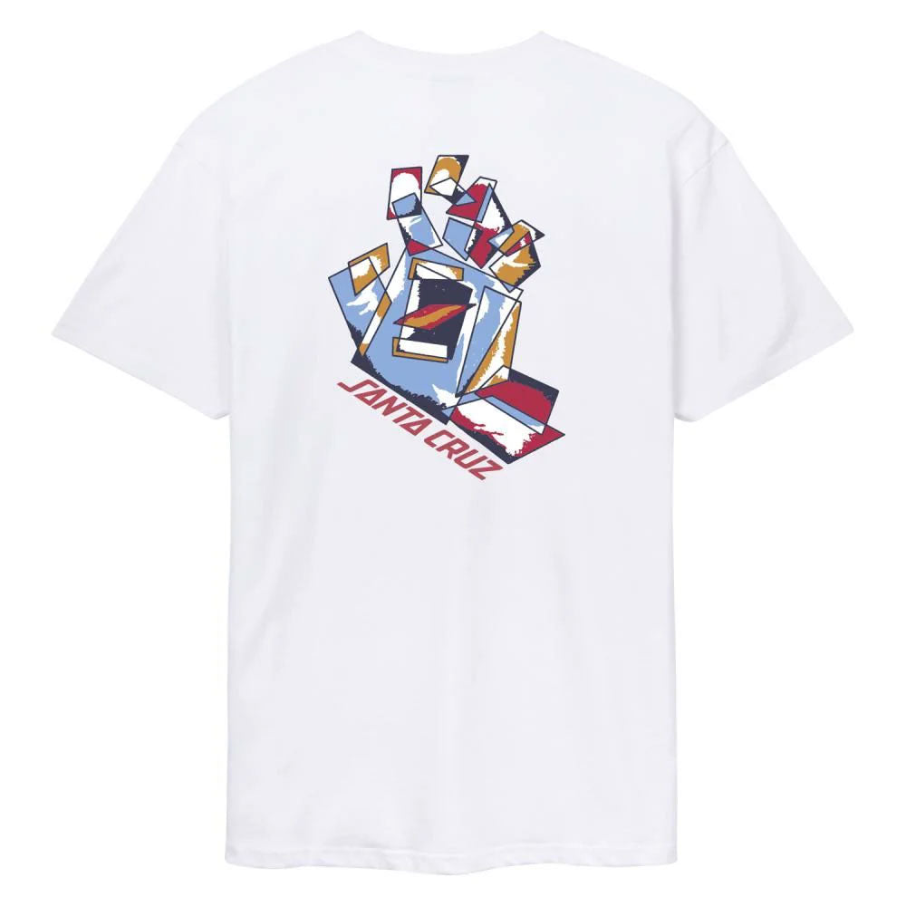 Santa Cruz Screaming Scratched Hand Strip T Shirt
