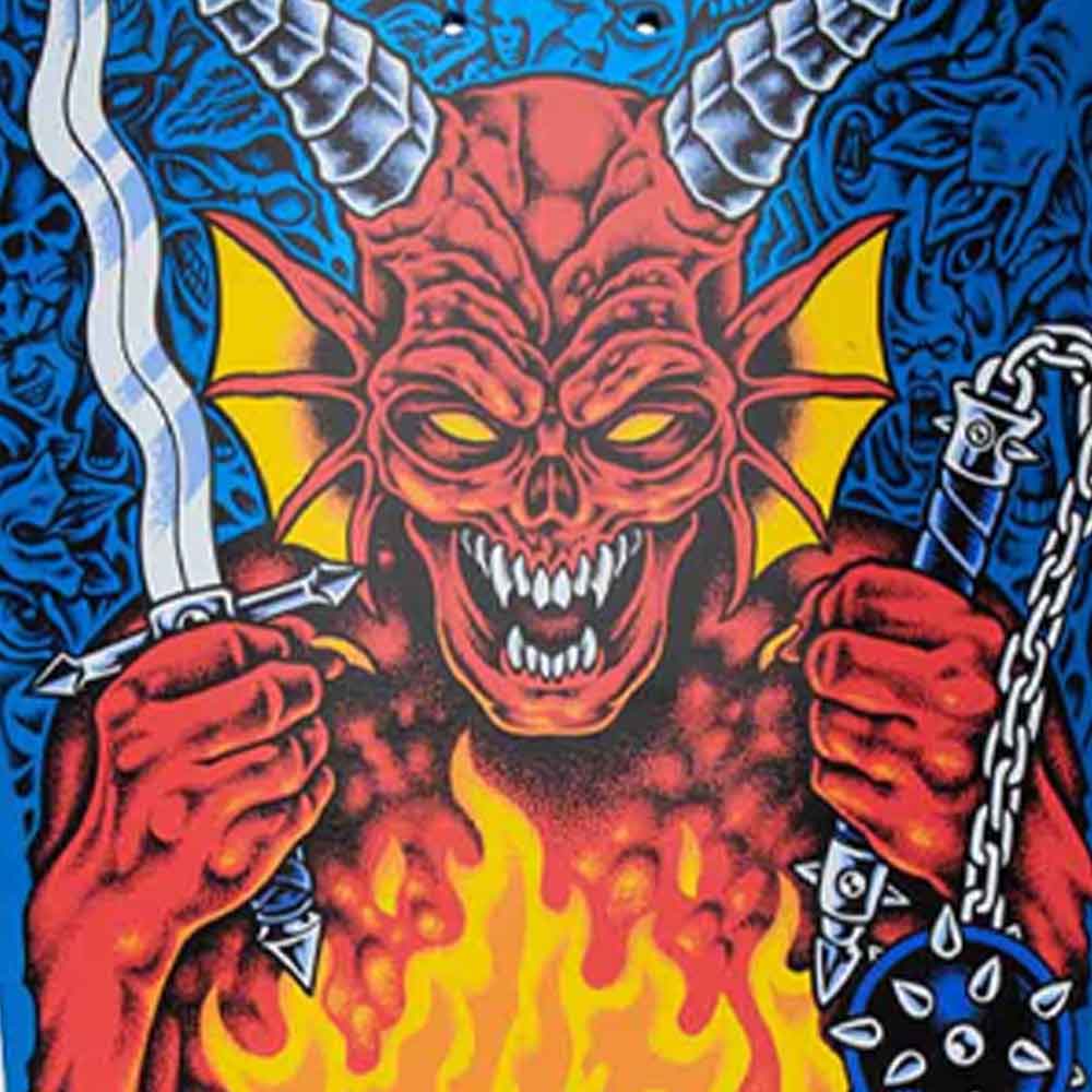 Santa Cruz x Stranger Things Knox Hellfire Deck