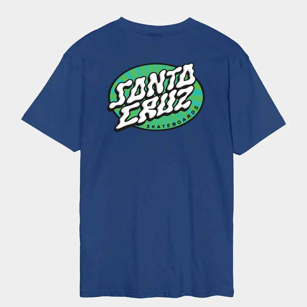 Santa Cruz Vertigo Dot T-Shirt Navy