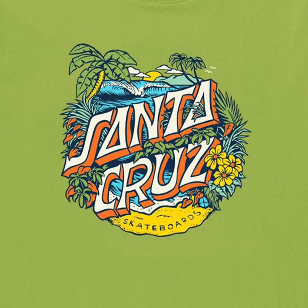 Santa Cruz Youth Aloha Dot Front T-Shirt