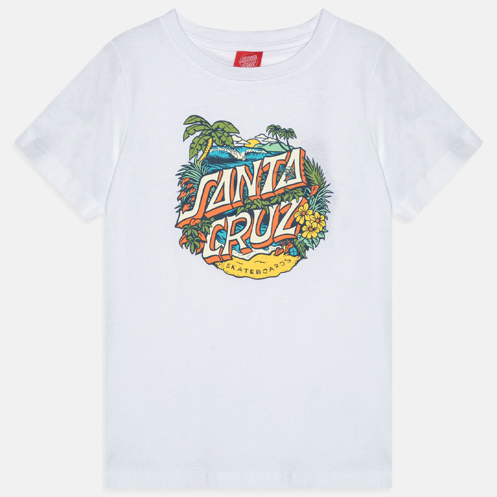 Santa Cruz Youth Aloha Dot Front T-Shirt
