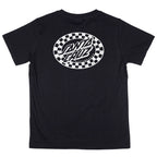 Santa Cruz Youth Check Oval Mono T-Shirt