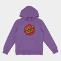 Santa Cruz Youth Classic Dot Hoody  Purple
