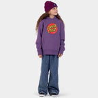 Santa Cruz Youth Classic Dot Hoody  Purple