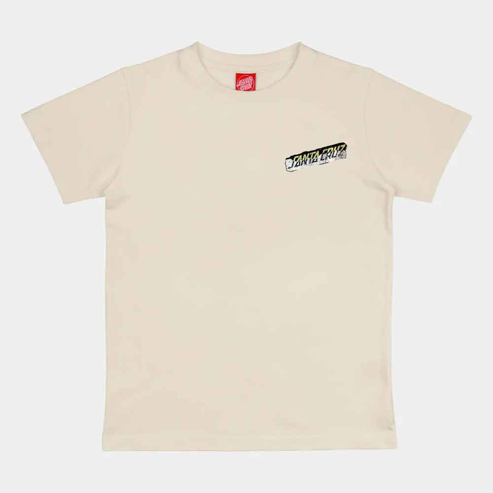 Santa Cruz Youth Damaged Hand T Shirt  Wax