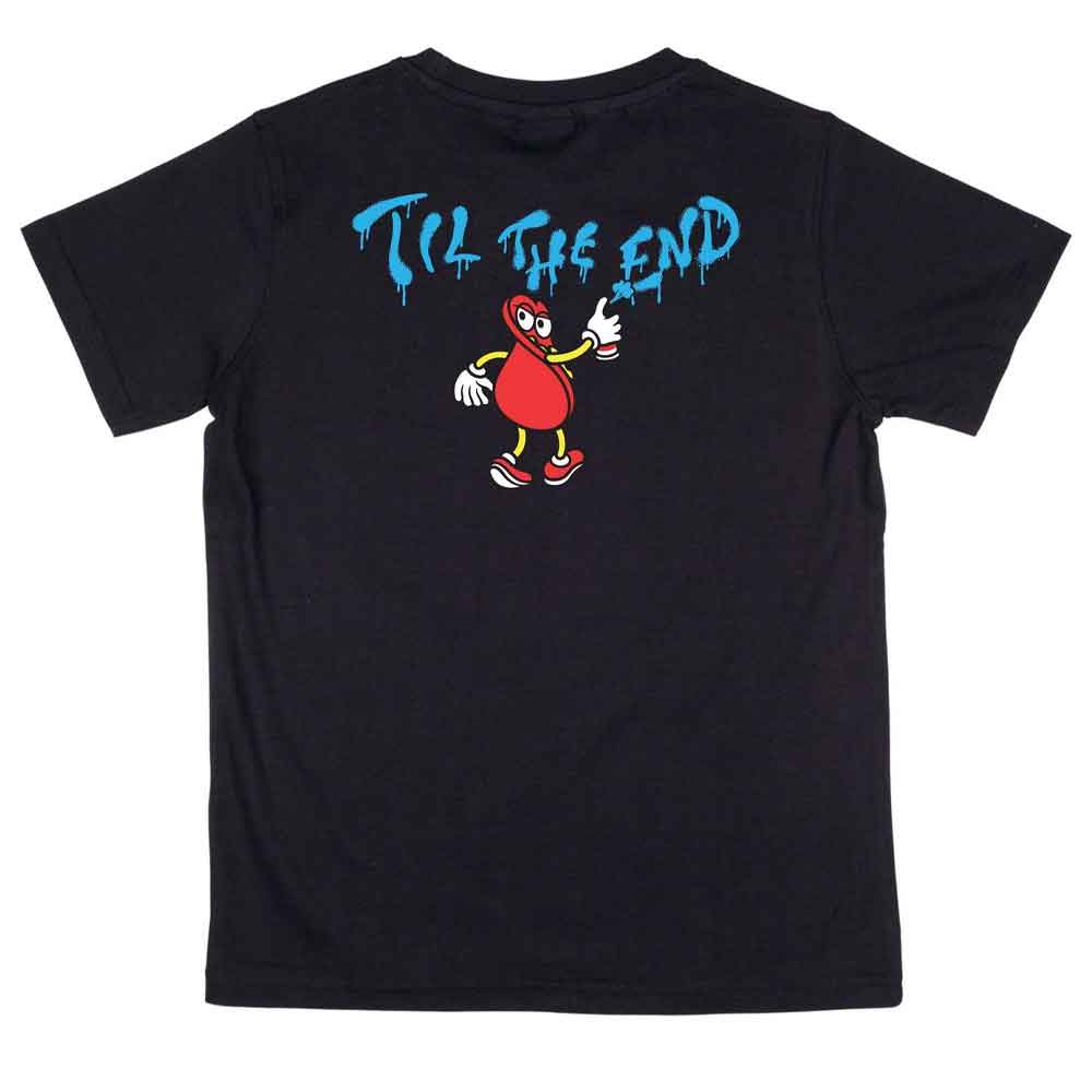 Santa Cruz Youth Dot Guy TTE T Shirt  Black
