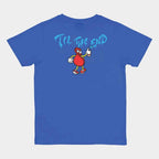 Santa Cruz Youth Dot Guy TTE T Shirt  Sapphire