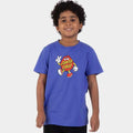 Santa Cruz Youth Dot Guy TTE T Shirt  Sapphire