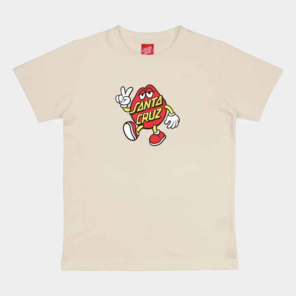 Santa Cruz Youth Dot Guy TTE T Shirt  Wax