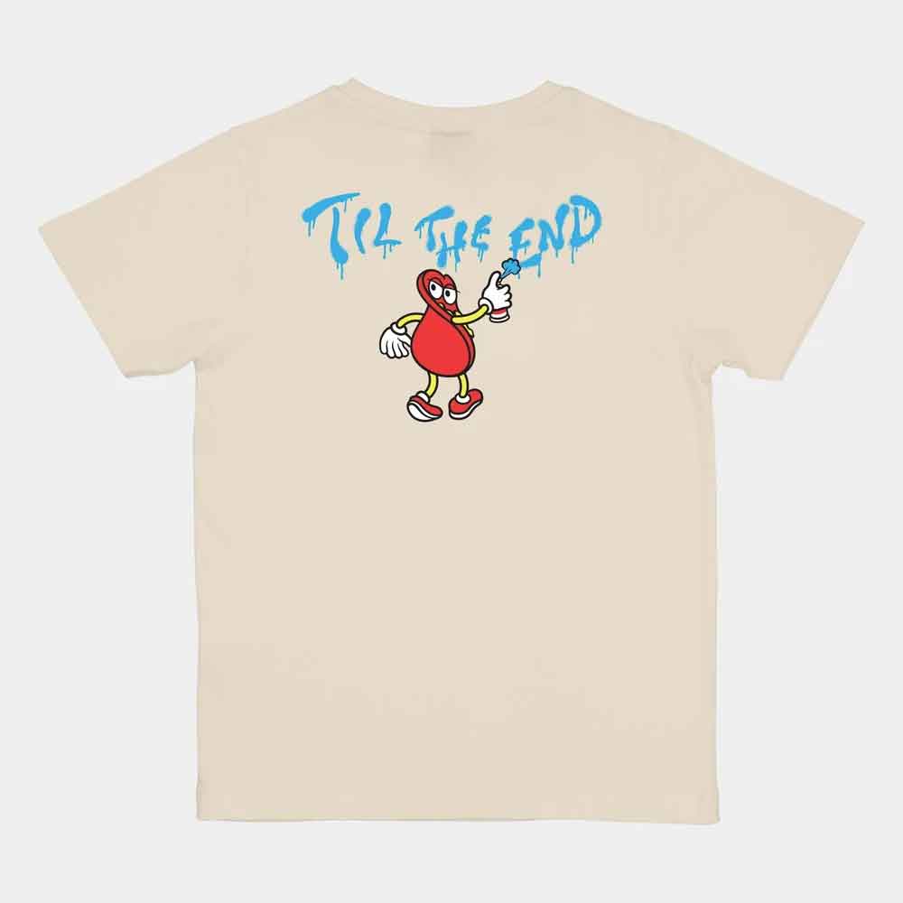 Santa Cruz Youth Dot Guy TTE T Shirt  Wax