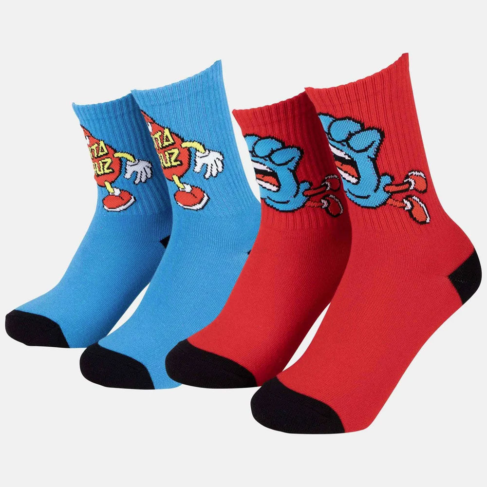 Santa Cruz Youth Dude Socks (2 Pack)