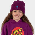 Santa Cruz Youth Hand Dude Beanie  PURPLE