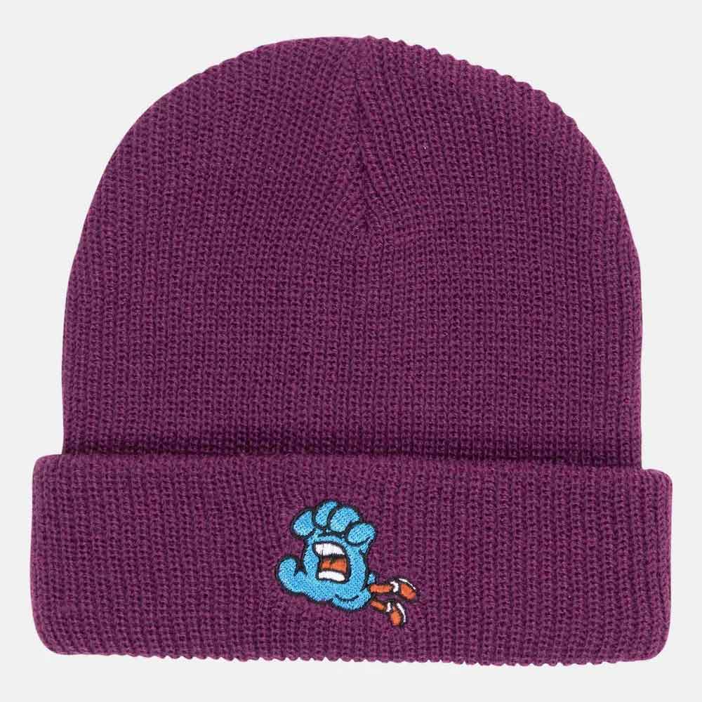 Santa Cruz Youth Hand Dude Beanie  PURPLE