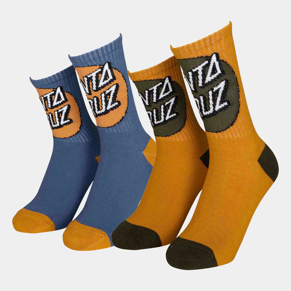 Santa Cruz Youth Oversize Other Dot (2pk) Socks
