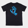 Santa Cruz Youth Screaming Hand Chest T Shirt  Black