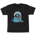 Santa Cruz Youth Screaming Wave Front T-Shirt