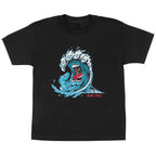 Santa Cruz Youth Screaming Wave Front T-Shirt