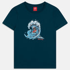Santa Cruz Youth Screaming Wave Front T-Shirt