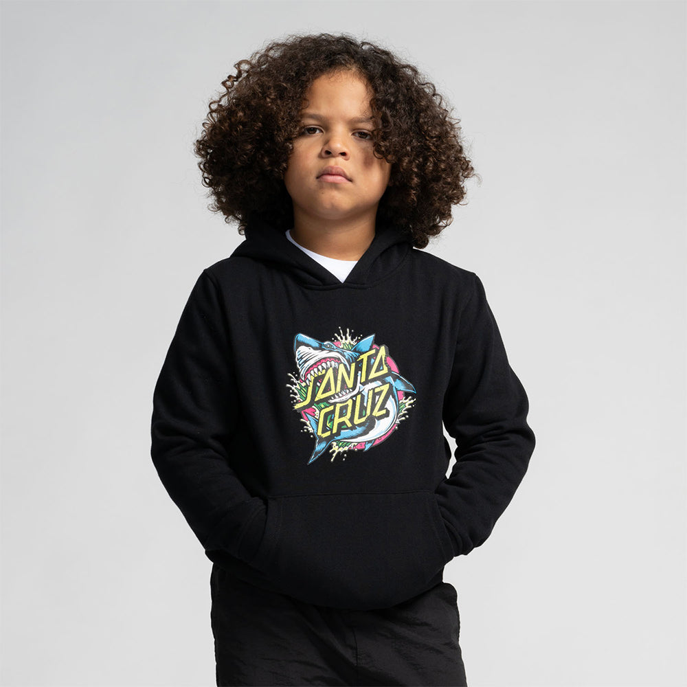 Santa Cruz Youth Shark Dot Front Hoody