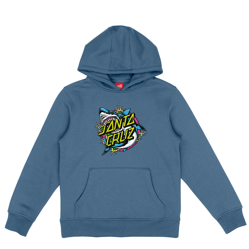 Santa Cruz Youth Shark Dot Front Hoody