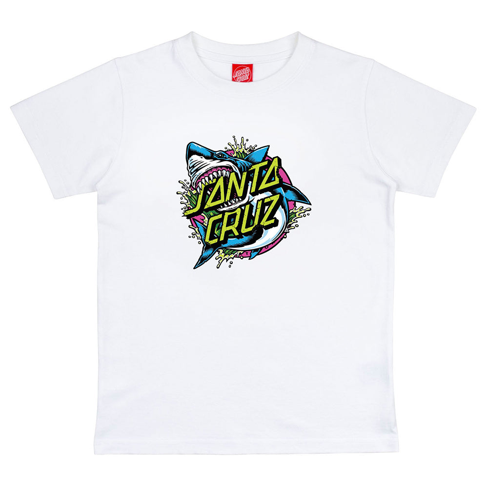 Santa Cruz Youth Shark Dot Front T Shirt