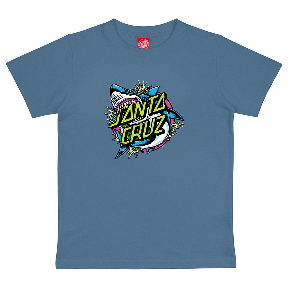 Santa Cruz Youth Shark Dot Front T Shirt