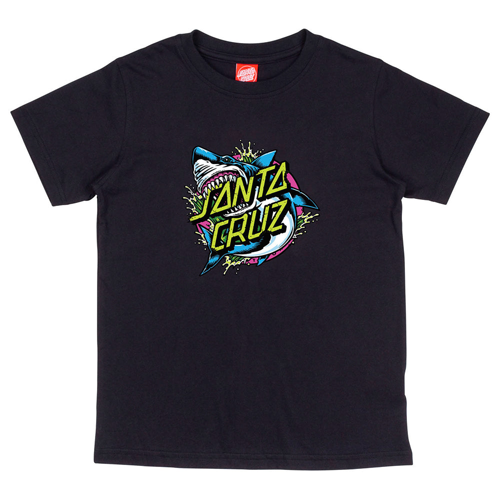 Santa Cruz Youth Shark Dot Front T Shirt
