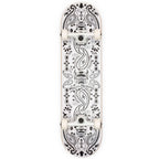 Speed Demons Bandana 7.75" Black / White Complete Skateboard