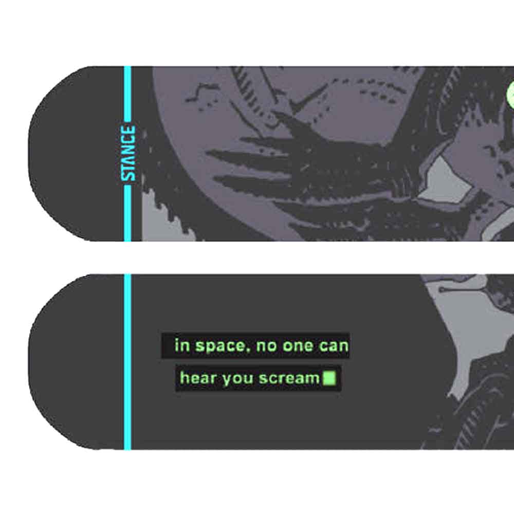 Stance Alien Crew Socks Black