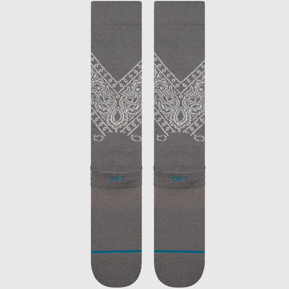 Stance Barrio Mid Wool Snow Sock - Dark Grey