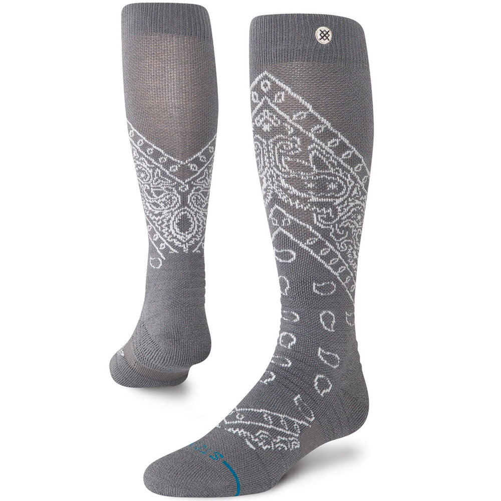 Stance Barrio Mid Wool Snow Sock - Dark Grey