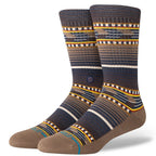 Stance Cedar Rock Socks Brown