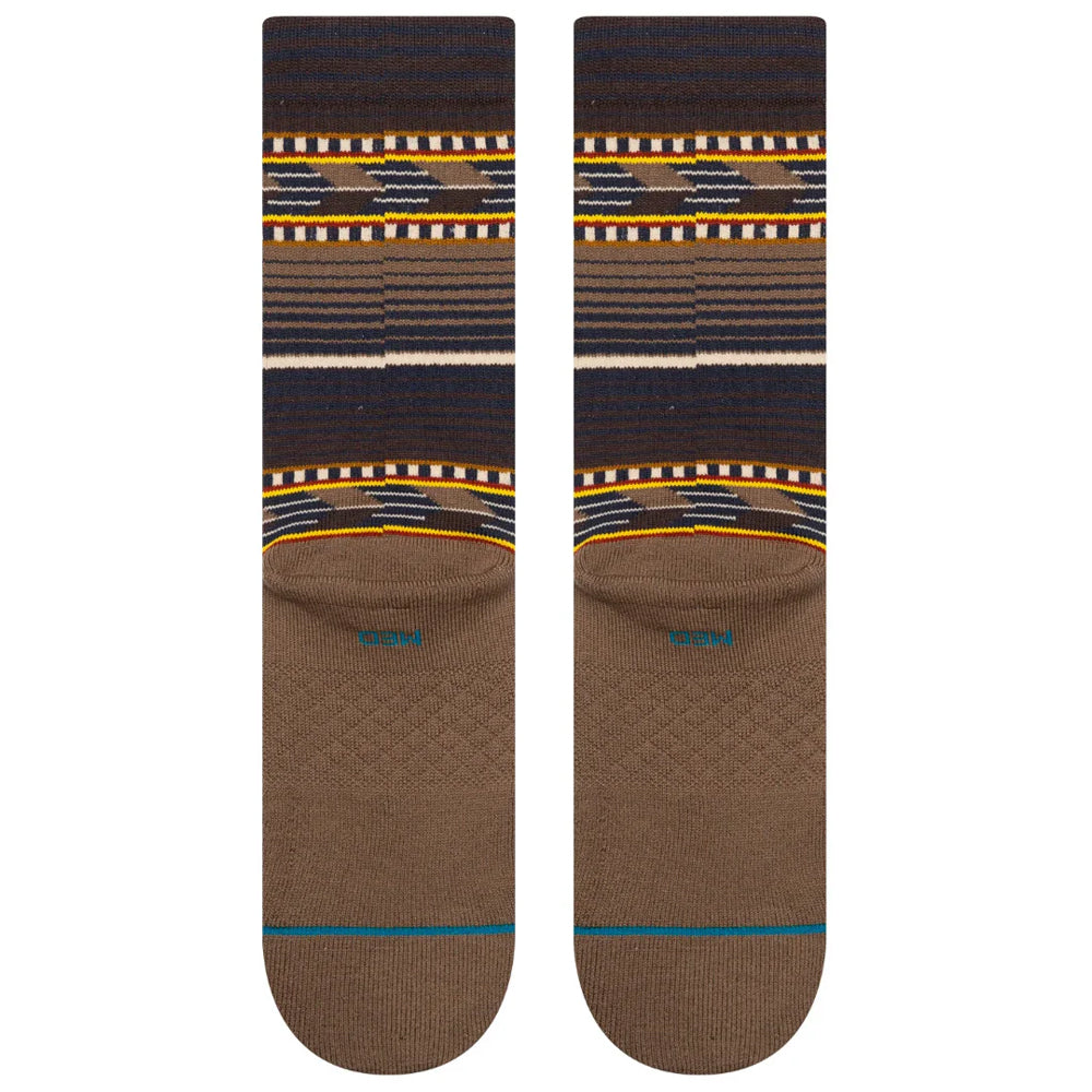Stance Cedar Rock Socks Brown