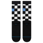 Stance Chef Check Crew Socks Black