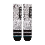 Stance Crosshatch Crew Socks - Black - Size Medium