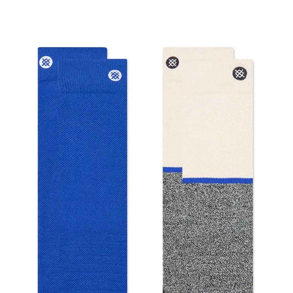 Stance Dook Mid Poly Snow 2 Pack Socks Blue