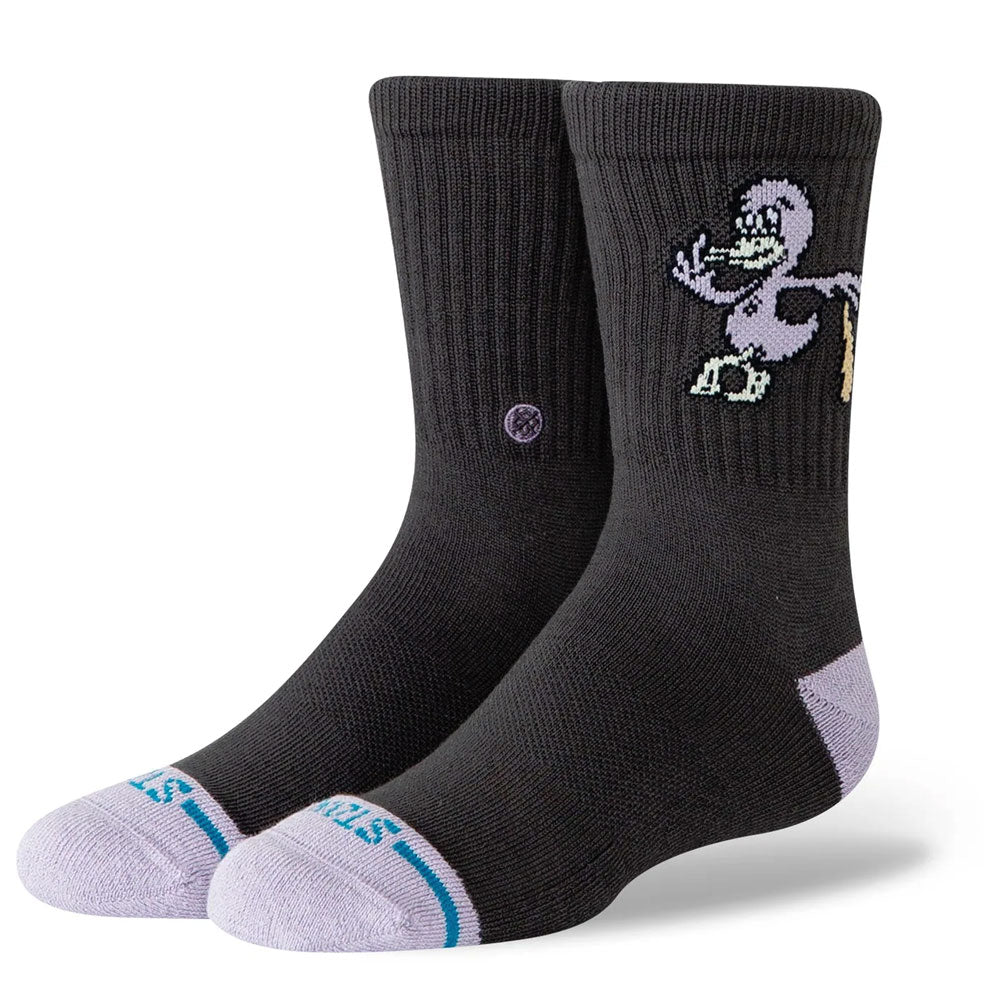 Stance Lights Out Crew Socks - Charcoal