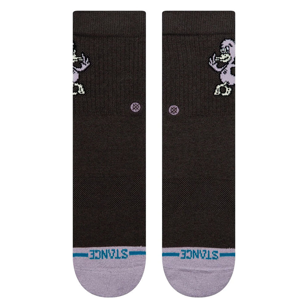 Stance Lights Out Crew Socks - Charcoal