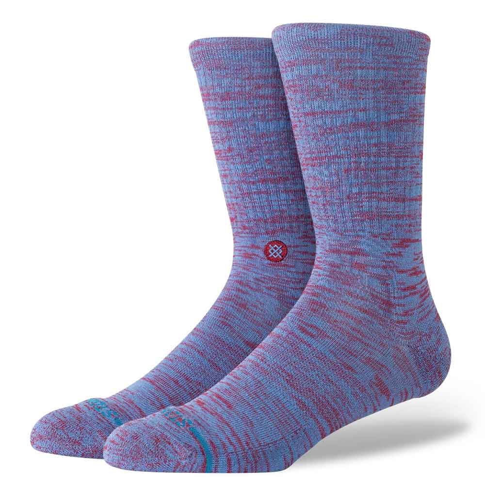 Stance Marled Crew Capri Blue Socks