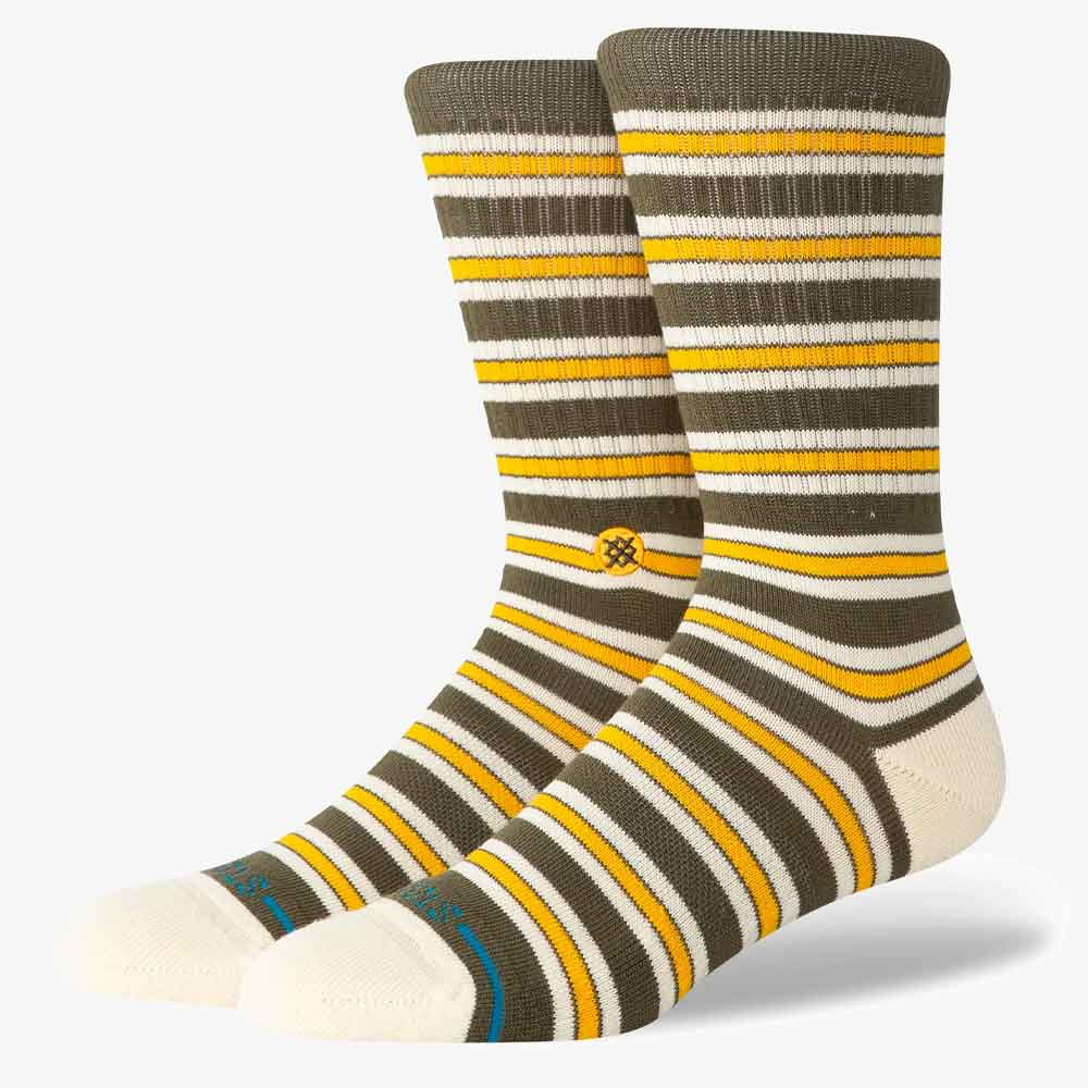Stance Ollie Crew Socks Olive
