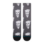 Stance Pizza Face Socks White Black