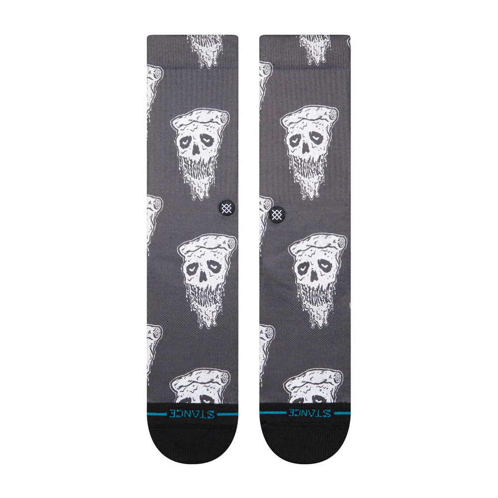 Stance Pizza Face Socks White Black