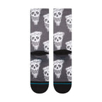 Stance Pizza Face Socks White Black