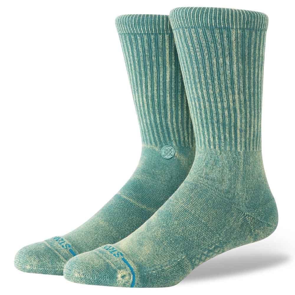 Stance Signature Wash Crew Socks Teal