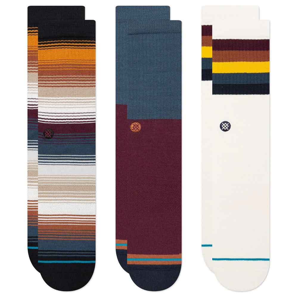 Stance Breakwater 3 Pack Socks Navy