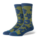 Stance Stomped Crew Socks Olive