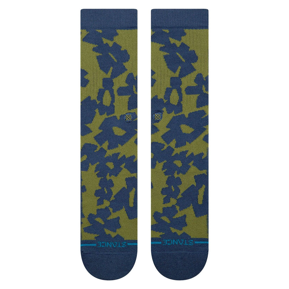 Stance Stomped Crew Socks Olive