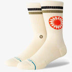 Stance Sun Dial Crew Socks Cream